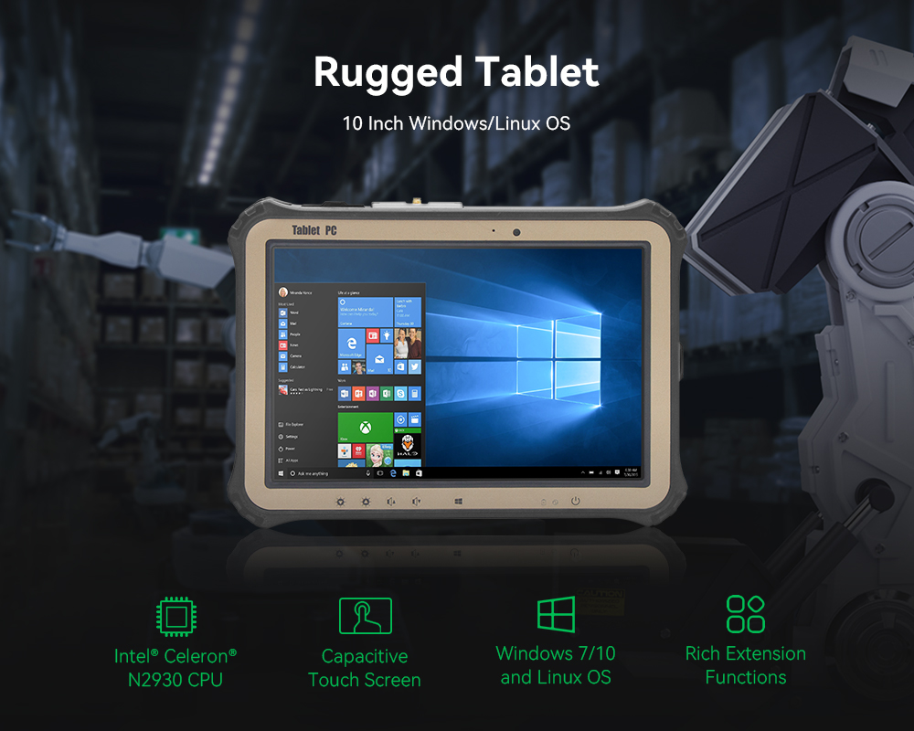 Details of 10 Inch Linux Intel N2930 Rugged Tablet