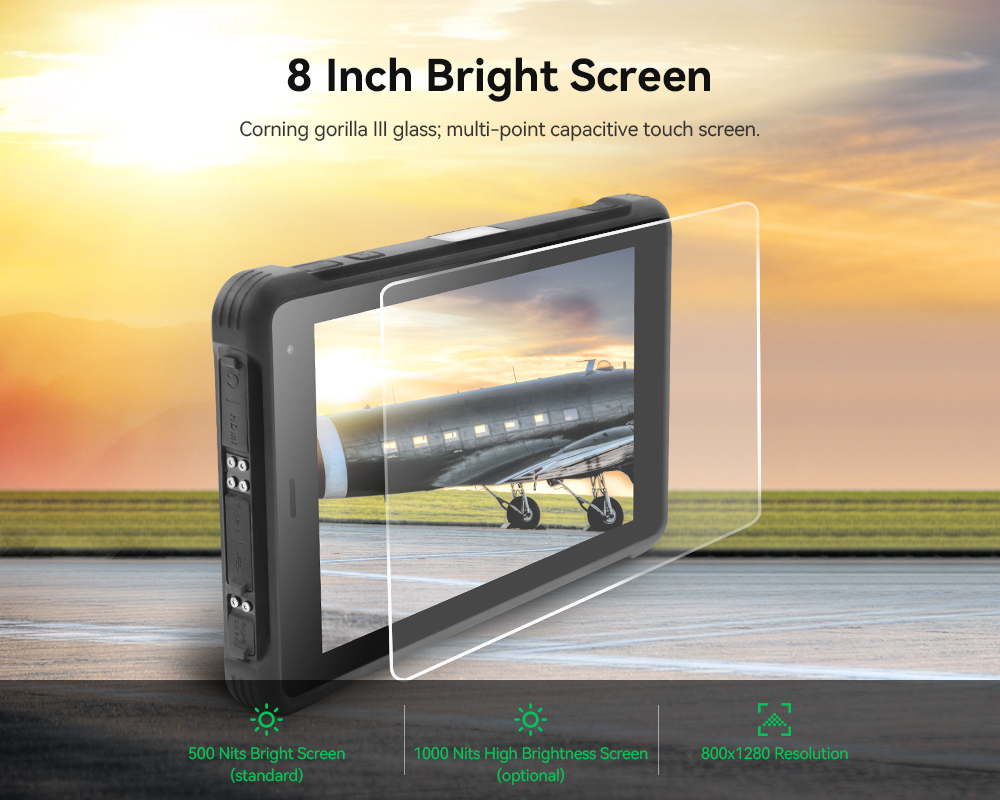 Details of 8 Inch MTK 6771 Rugged Tablet